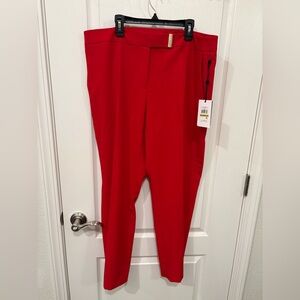 NWT DKNY Vibrant Red Pants